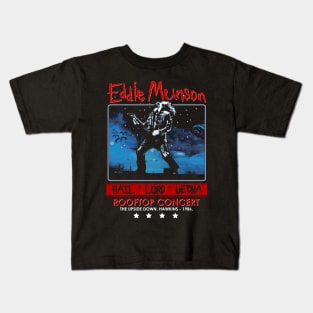 Eddie Munson's Rooftop Concert Kids T-Shirt